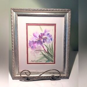 Hawaii/China Artist Peggy Pai 3D Original Painting Matted, Framed & Signed